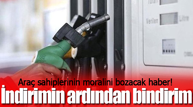 İndirimin ardından bindirim geldi