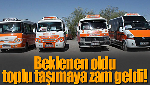 Karaman'da toplu taşımaya zam
