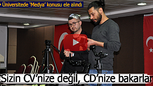 KMÜ'de öğrencilere 'medya' anlatıldı