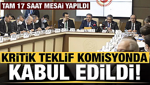 Seçim kanunu teklifi komisyonda kabul edildi! 