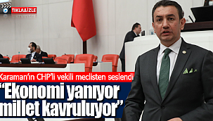 Ünver "Ekonomi yanıyor, millet kavruluyor"