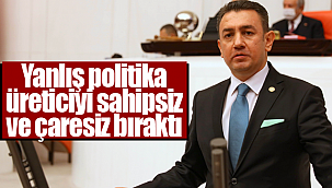 Ünver "Yanlış politika üreticiyi çaresiz bıraktı"