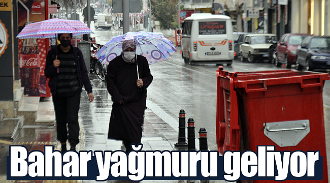 Bahar yağmuru geliyor