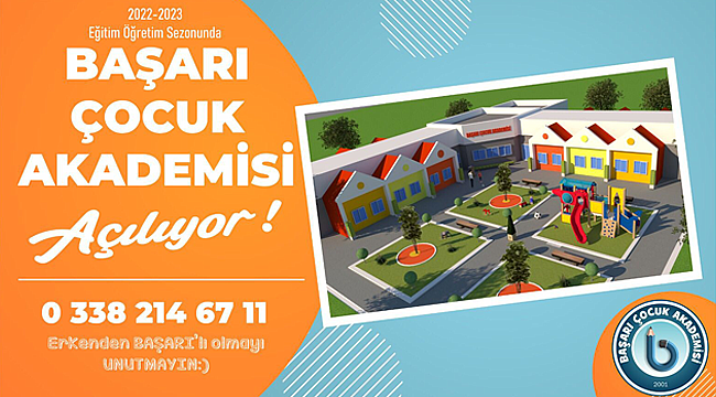 Başarı çocuk akademisi açılıyor