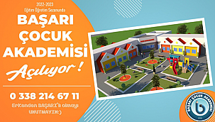 Başarı çocuk akademisi açılıyor