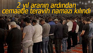 Karaman'da ilk teravih kılındı