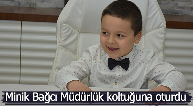 Minik Bağcı müdürlük koltuğuna oturdu