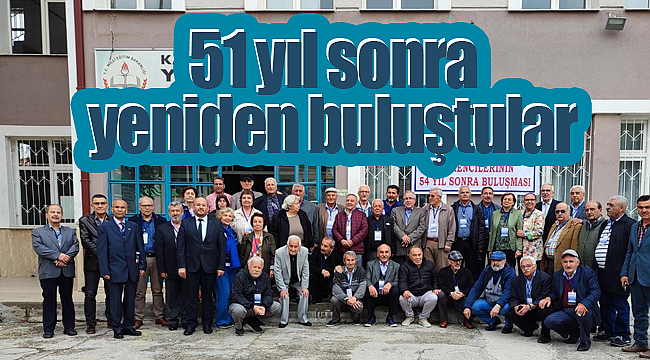 51 yıl sonra yeniden buluştular