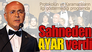 Bozkır sahneden ayar verdi