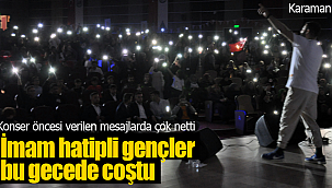 İmam hatipliler bu gecede coştu