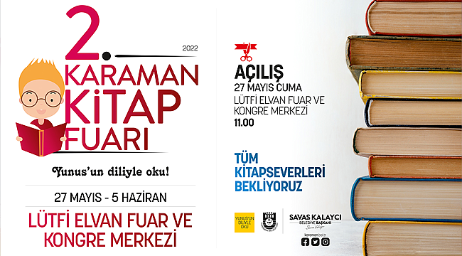 Karaman'da kitap fuarı açılacak