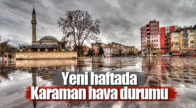 Karaman hava durumu