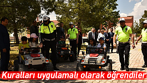 Minikler kuralları uygulamalı olarak öğrendi