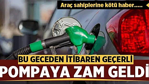 Pompaya bir zam daha