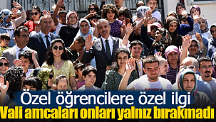 Vali amcaları onları yalnız bırakmadı