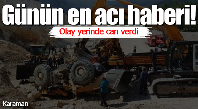 Günün en acı haberi olay yerinde can verdi