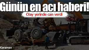 Günün en acı haberi olay yerinde can verdi