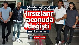 Hırsızların raconu değişti