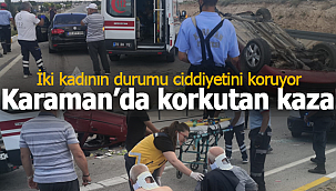 Karaman'da kaza 4 yaralı