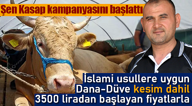 Şen Kasap'ta kurbanlık satışları başladı