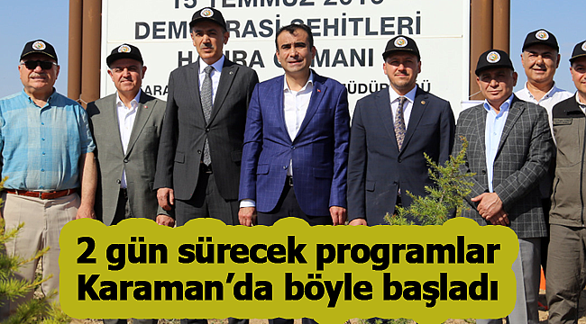 2 gün sürecek programlar böyle başladı