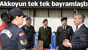 Akkoyun tek tek bayramlaştı