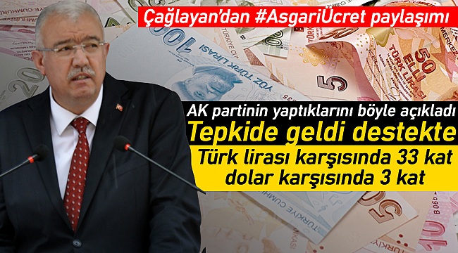 Çağlayan'dan asgari ücret paylaşımı