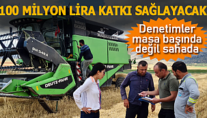 Ekipler sahada dane kaybı denetiminde