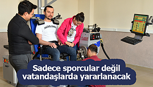 Sadece sporcular değil vatandaşlarda yararlanacak
