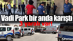 Vadi Park bir anda karıştı 3 yaralı