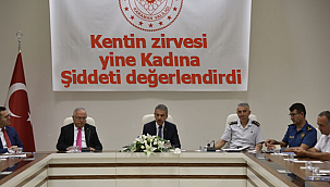 Kentin zirvesi kadına şiddeti değerlendirdi