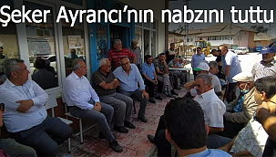 Recep Şeker Ayrancı'nın nabzını tuttu