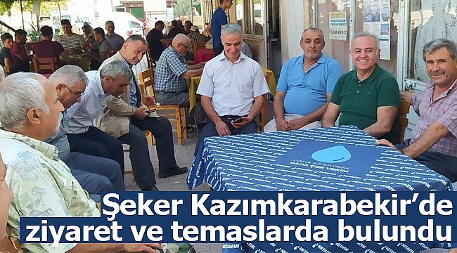 Şeker Kazımkarabekir'i ziyaret etti