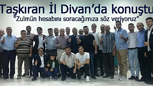 Taşkıran "zulmün hesabını soracağımıza söz veriyoruz"