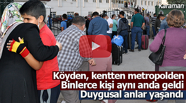 Binlerce öğrenci kente giriş yaptı