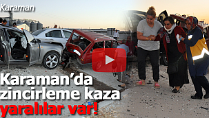 Konvoy geçişinde kaza yaralılar var
