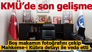 Mahkeme-i Kübra mesajı ile veda etti