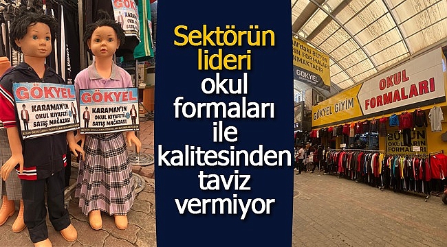 Okul formalarında kalitenin adresi Gökyel giyim