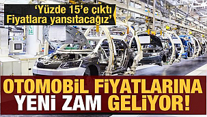 Otomobil fiyatlarına yeni enerji zammı sinyali