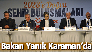 Bakan Derya Yanık Karaman'da 