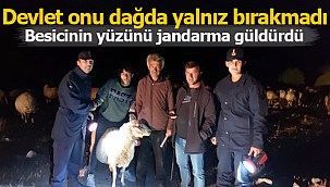 Devlet onu dağda yalnız bırakmadı