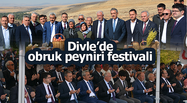 Divle'de obruk peyniri festivali