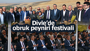 Divle'de obruk peyniri festivali