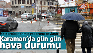 Karaman'da gün gün hava durumu