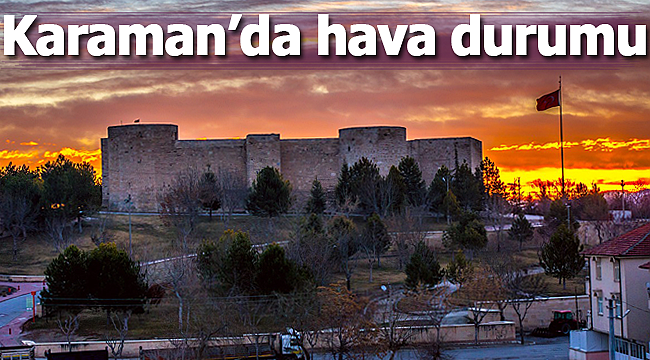 Karaman'da hava durumu