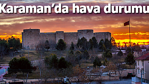 Karaman'da hava durumu