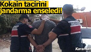 Kokain tacirini jandarma enseledi