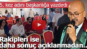 Oktay Yılmaz 5'inci kez başkan