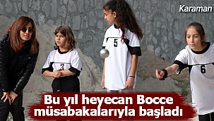 Bu yıl heyecan Bocce müsabakalarıyla başladı