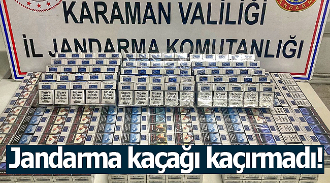 Jandarma kaçağı kaçırmadı